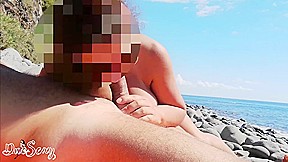 Public But Deserted Beach: Enjoying Nudism And Sex