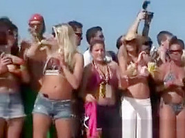Public Party Footage With Boozed teens 18+