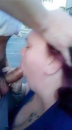 Public parking lot blowjob