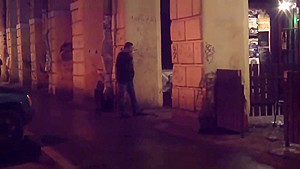 Public toilet deepthroat and raunchy amateur couple sex