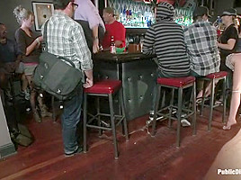 Publicly disgraced in bar