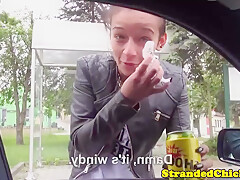 Pussyfucked Hitchhiker Spreads Legs For Cock