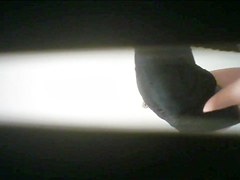 REAL ! Hot Blonde MILF Changing in Bathroom