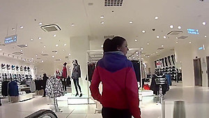 Ravishing czech chick gets seduced in the supermarket and nailed in pov