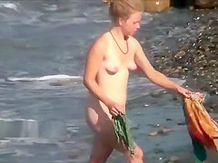 Real nudists on the nature video compilation