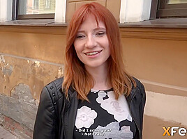 Red Haired Nymph Nailed By Devious Agent In Amazing Poses