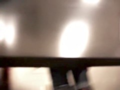 Red dress changing room upskirt of sexy amateur chick