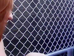 Redhead teen 18+ Farrah Flower cum facialed