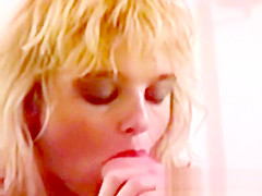 Retro amateur cocksucking and tugging
