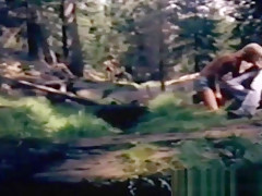 Retro cock sucker blows his friends and takes it in the ass