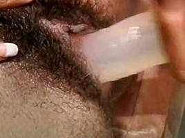 Retro hairy ebony masterbate 2