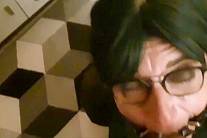 Ring Gagged Davine Get Deepthroat Fucked