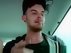 Romantic twink gay sex xxx Sexy Kai climbs in out of the rain and wind