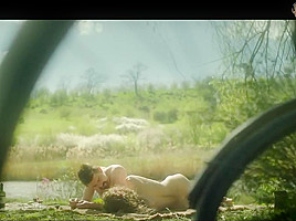 Rosamund Skinny Dipping & Gaite Jansen's Lesbian Threesome - Mr Skin