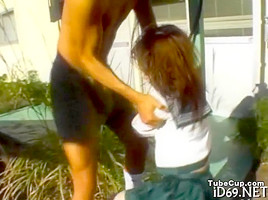 Rough gangbang fucking