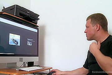 Russian Cutie Takes Two Dicks in the Pussy