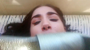 SUB LICKS BOTTOM of HER FAVORITE SHOE & EATS CREAM PIE- on GoodGirls Life