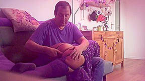 Sa premiere fessee  Her first spanking