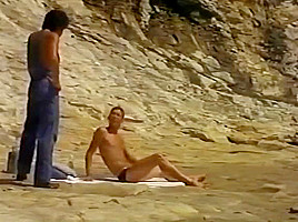 Scenes at a California beach