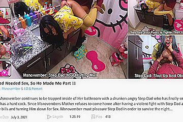 Screaming During Painful Anal Sex With Stepdad Huge Cock Fucking My Asshole On Sink Doggystyle