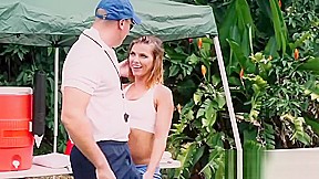 Sean Lawless cock feed her hot soccer player Adriana Chechik