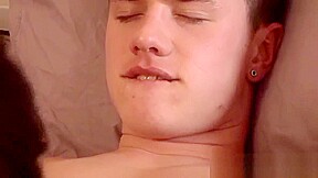Seductive homo takes it in the ass and sprays love juice