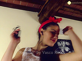 Sexy Bianca dancing along to Rewind by Vasco Rossi