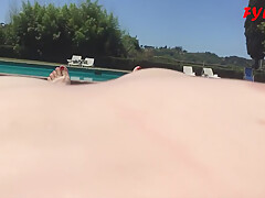 Sexy Milf, Topless The Pool