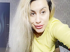 Sexy Pregnant Blonde Teasing With Big Boobs 10 Min