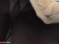 Sexy Step mother i'd like to fuck upskirt on the stairs