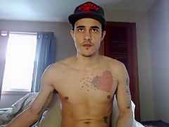 Sexy Stud Jerks Off His Big Dick And Plays With A Fleshlight