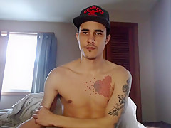 Sexy Stud Jerks Off His Big Dick And Plays With A Fleshlight