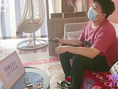 Sexy Taiwan Maid Creampied By A Big Cock - Asian Whore With Massive Udders Gets Creampie