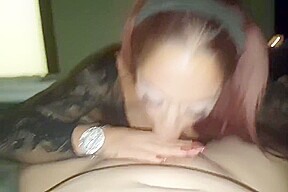 Sexy ass escort swallows my cock-greatest blowjob ever!