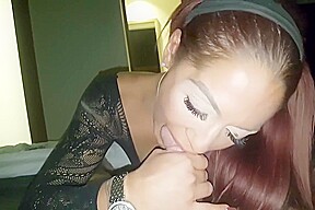 Sexy ass escort swallows my cock-greatest blowjob ever!