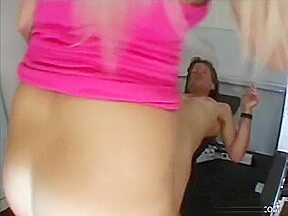 Sexy blonde Holly Fox endures some nasty doggystyle pounding