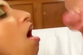 Sexy brunette with a great ass fucks a baseball bat