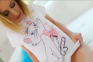 Sexy female takes trannies cock