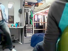 Sexy hunk enjoys a hand job