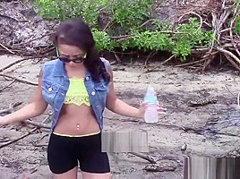 Sexy small Holly Hendrix gets fucked