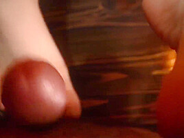 She Caught Friend Jerkin Off And Gives Footjob Under Table