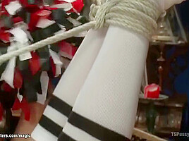Shemale Rough Fucks Cheerleader - Michelle Firestone