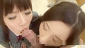 Shy Asian Giving Blowjob For Schoolguy With Other Cum