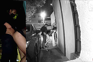 Sissy Is Made To Expose Herself To Passing Cars In Order To Let Her Suck Cock And Get Fucked Outdoor