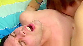 Skinny twinks have an ass banging threeway with cumshots
