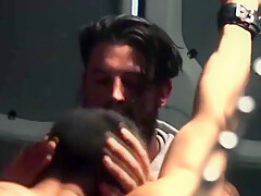 Slaps Around Jim Fits Hard Cock With Alpha Wolfe
