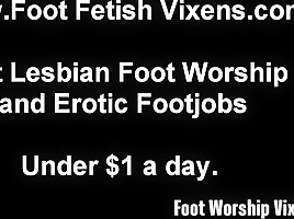 Slave girl to worship feet - FootWorshipVixens