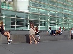 Slave walked in public as ashtray
