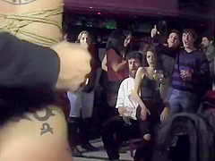 Slaves spanked and gangbang fucked