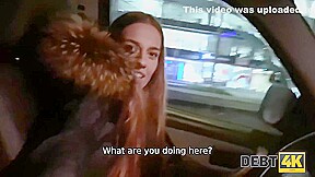 Slim Brunette Seduces Collector Hoping To Avoid More Problems - Eveline Dellai